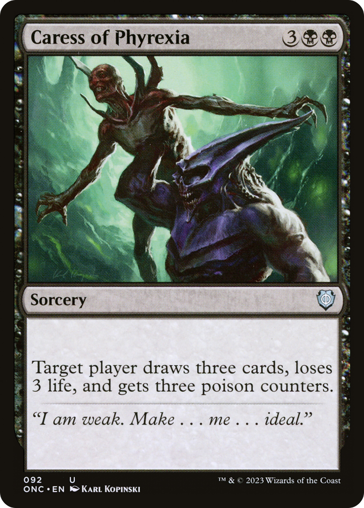 Caress of Phyrexia (92) [Commander: Phyrexia: All Will Be One] - Deck Out Gaming