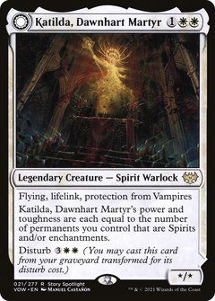 Katilda, Dawnhart Martyr (21) [Innistrad: Crimson Vow] - Deck Out Gaming