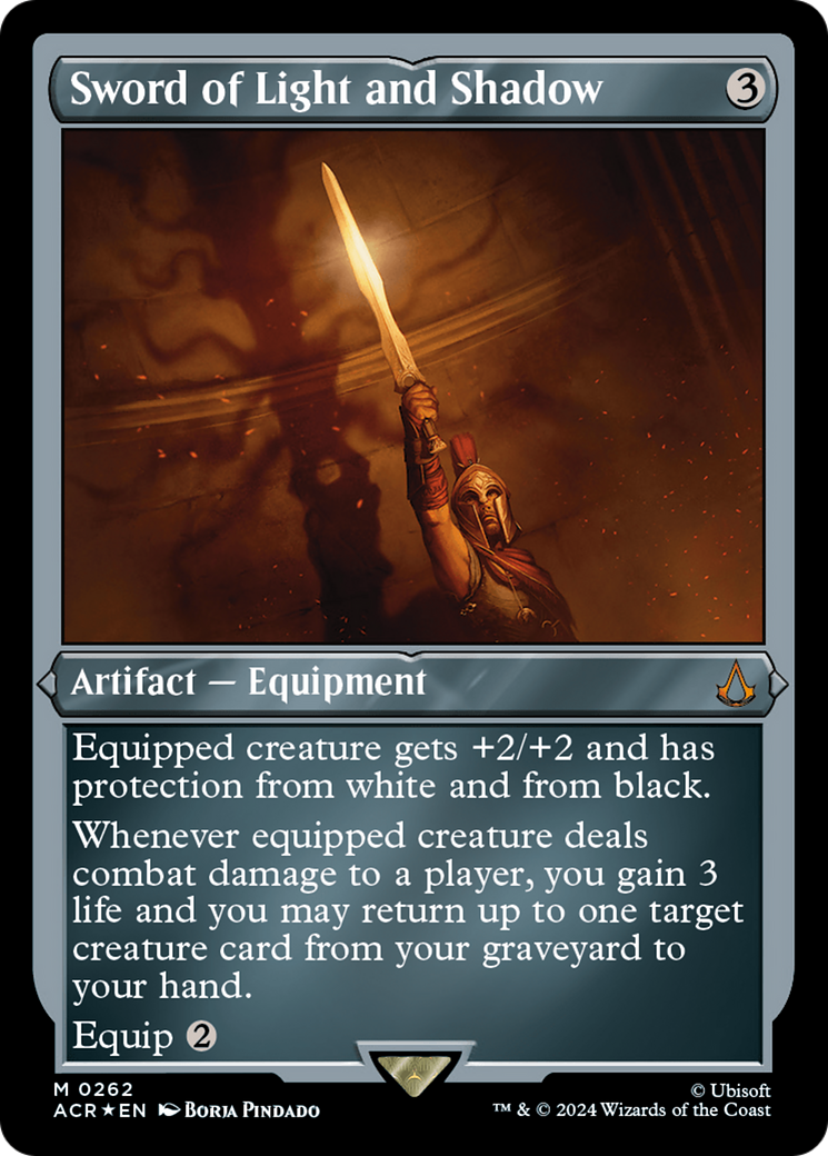 Sword of Light and Shadow (262) [Assassin's Creed] etched - Deck Out Gaming