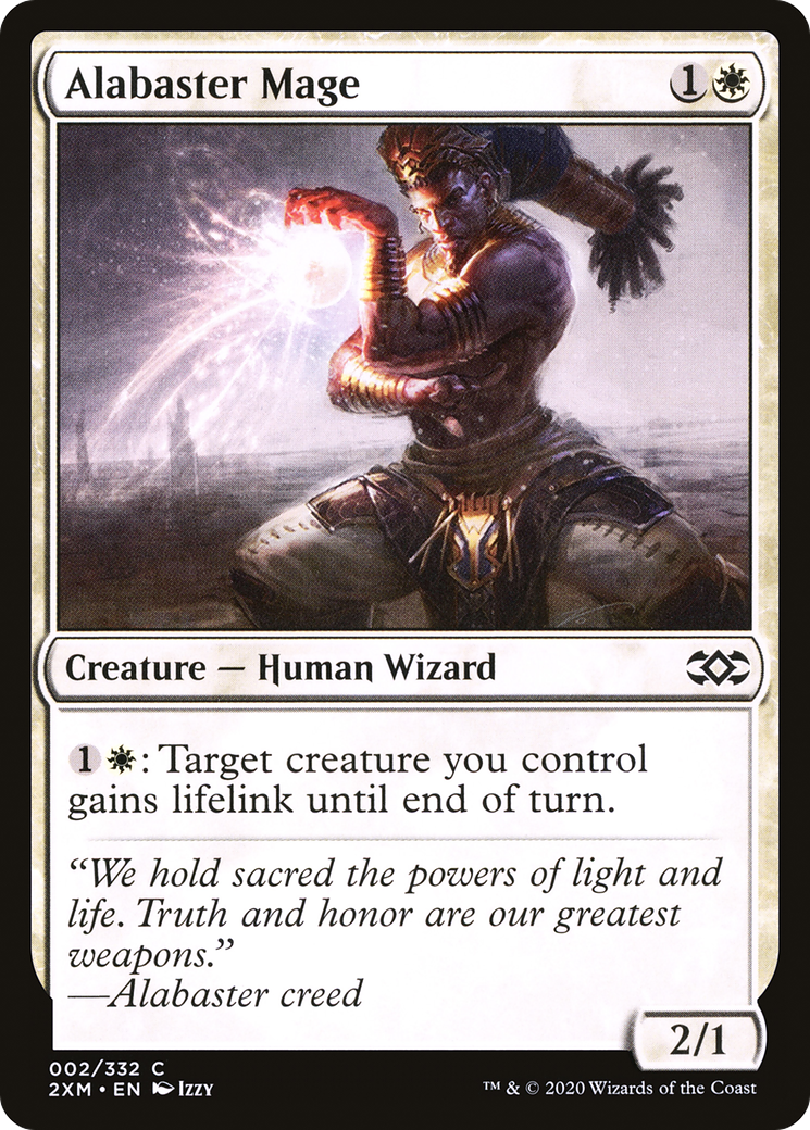 Alabaster Mage (2) [Double Masters] foil - Deck Out Gaming