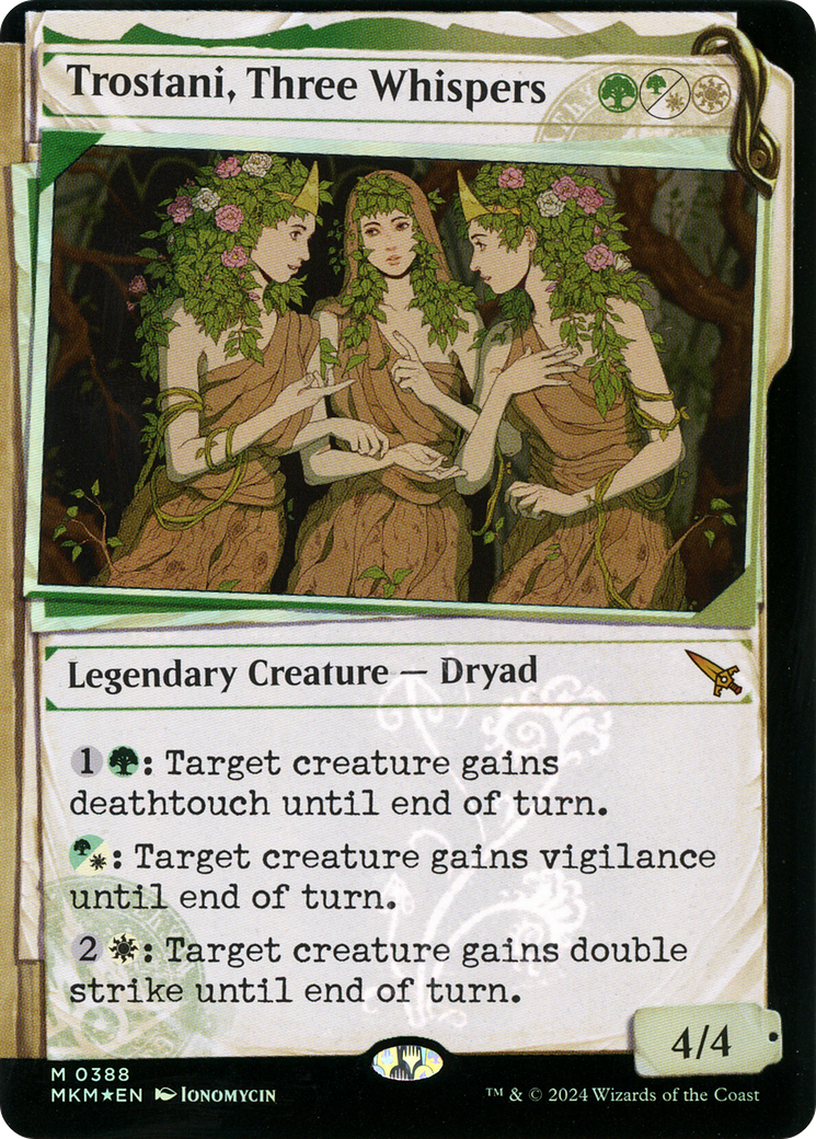Trostani, Three Whispers (Showcase) (Invisible Ink) (388) [Murders at Karlov Manor] foil - Deck Out Gaming