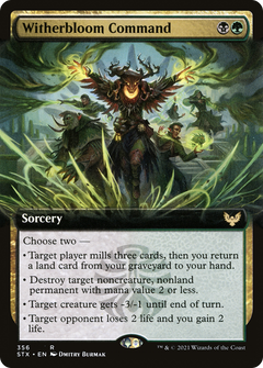 Witherbloom Command (Extended Art) (356) [Strixhaven: School of Mages] foil - Deck Out Gaming