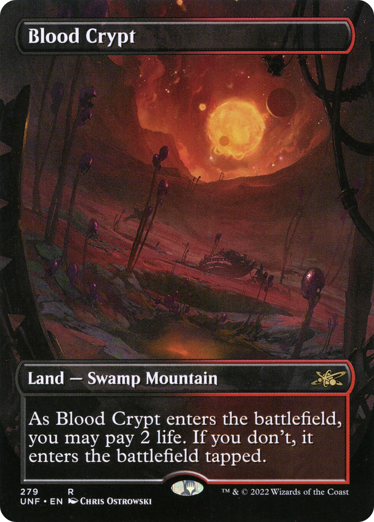 Blood Crypt (Borderless) (279) [Unfinity] - Deck Out Gaming