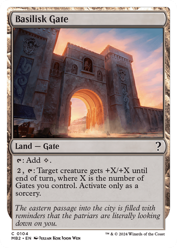 Basilisk Gate (White Border) (104) [Mystery Booster 2] - Deck Out Gaming