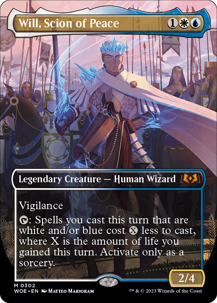 Will, Scion of Peace (Borderless) (302) [Wilds of Eldraine] - Deck Out Gaming