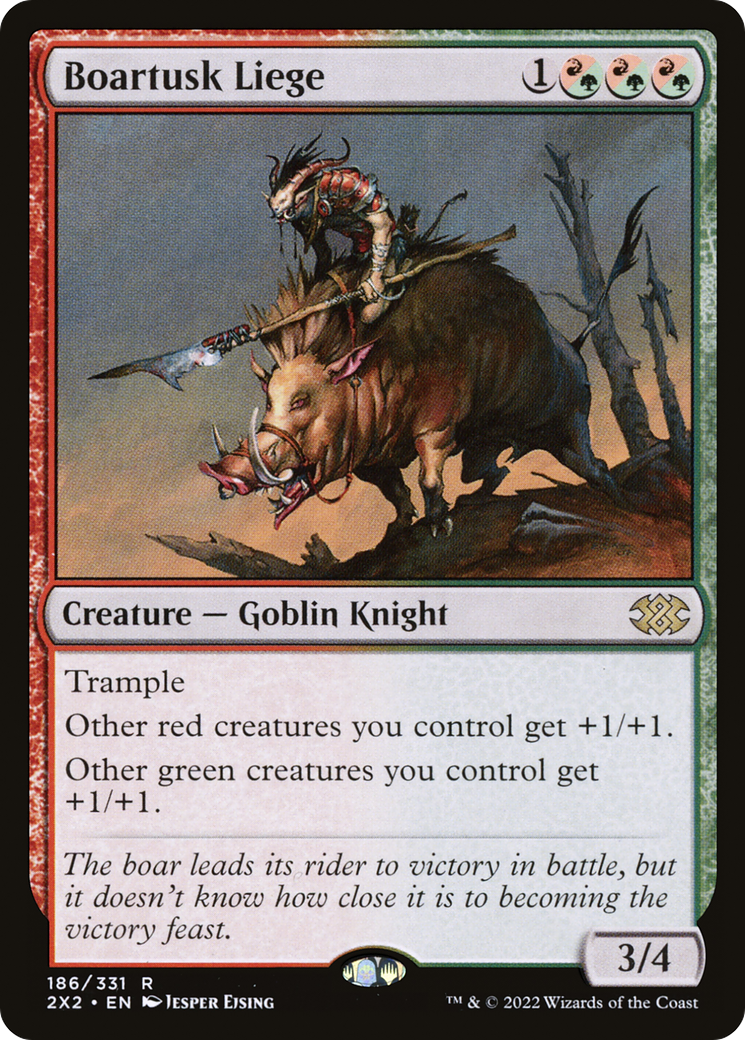 Boartusk Liege (186) [Double Masters 2022] foil - Deck Out Gaming