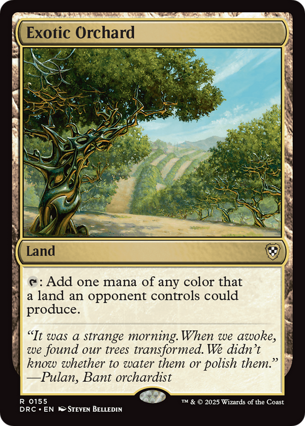 Exotic Orchard (155) [Commander: Aetherdrift] - Deck Out Gaming