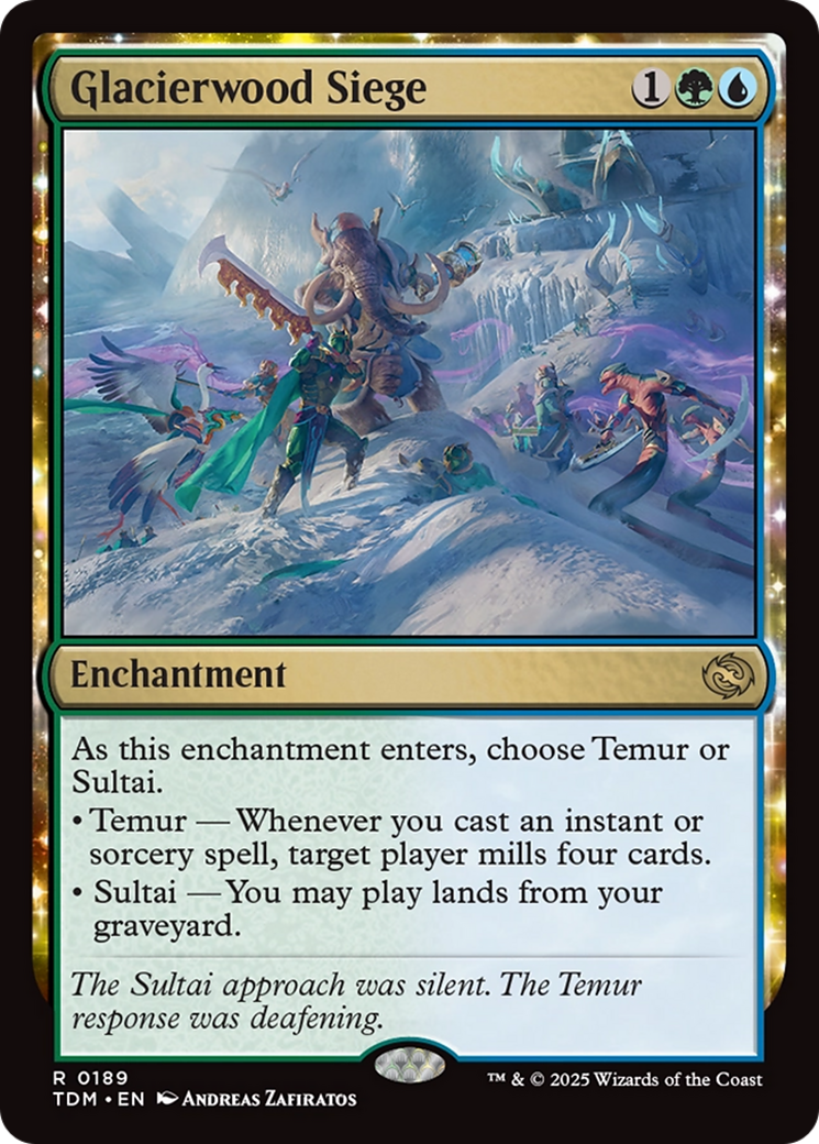 Glacierwood Siege (189) [Tarkir: Dragonstorm] - Deck Out Gaming