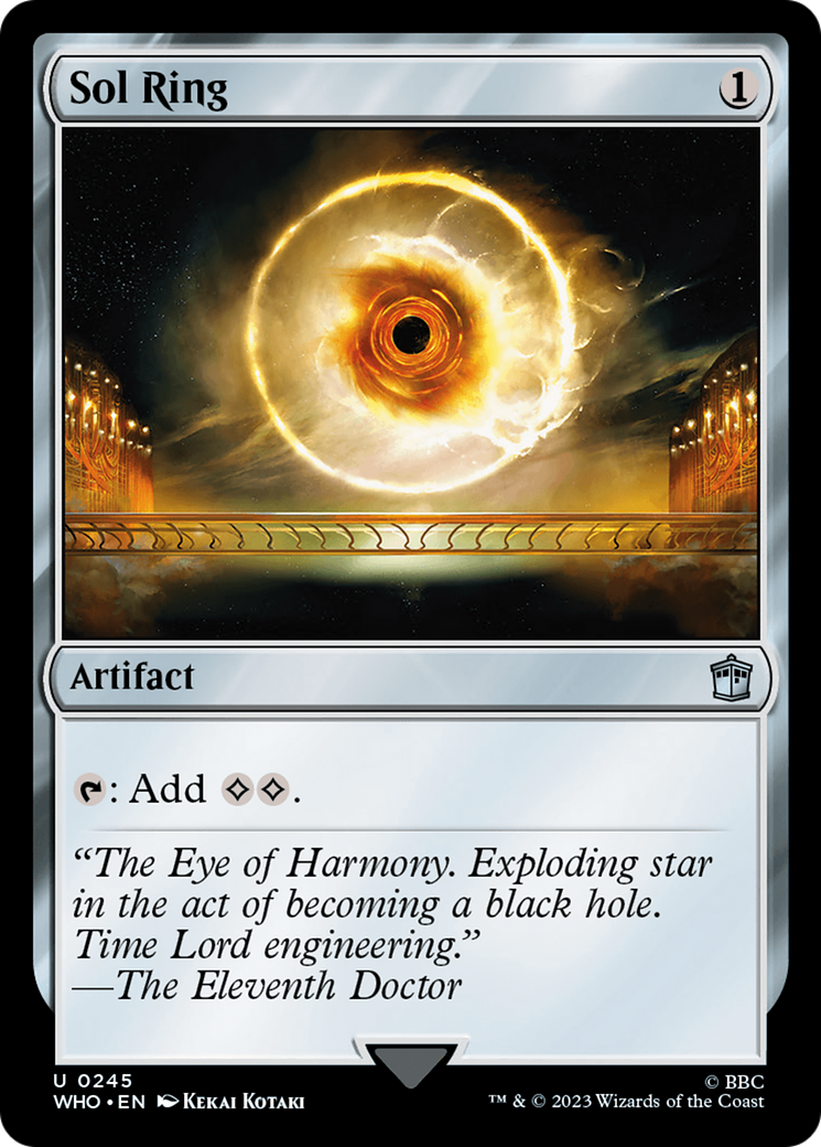 Sol Ring (245) [Doctor Who] foil - Deck Out Gaming