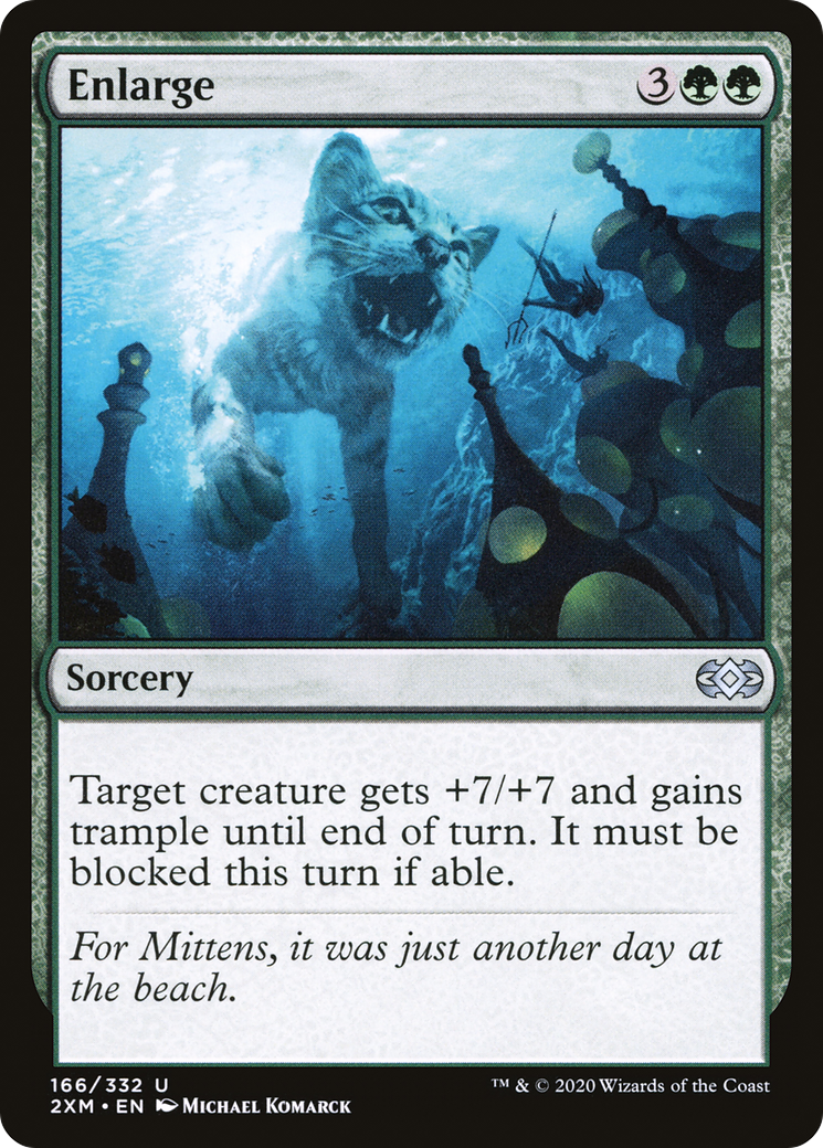 Enlarge (166) [Double Masters] foil - Deck Out Gaming