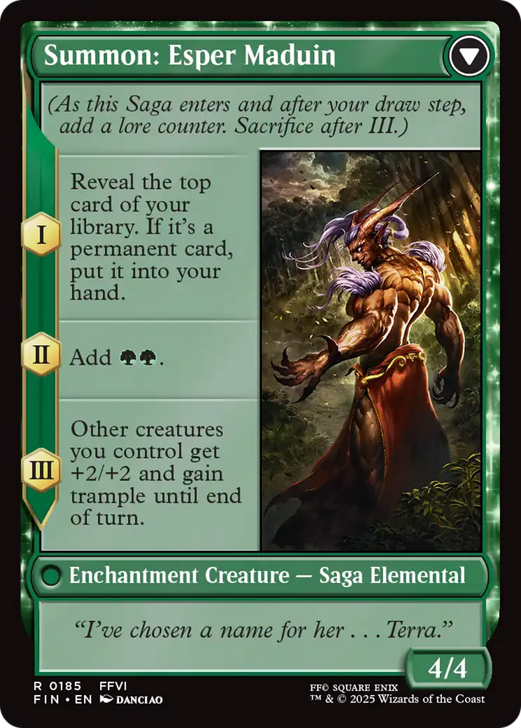 Esper Origins // Summon: Esper Maduin (185) [FINAL FANTASY] foil - Deck Out Gaming
