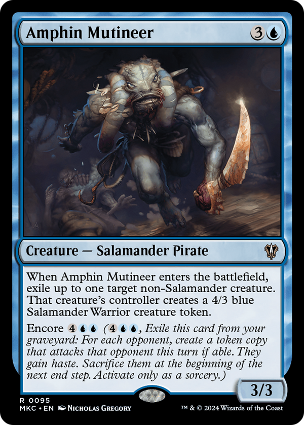 Amphin Mutineer (95) [Murders at Karlov Manor Commander] - Deck Out Gaming