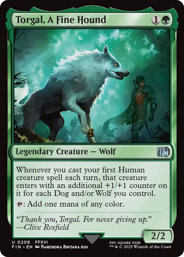 Torgal, A Fine Hound (208) [FINAL FANTASY] - Deck Out Gaming