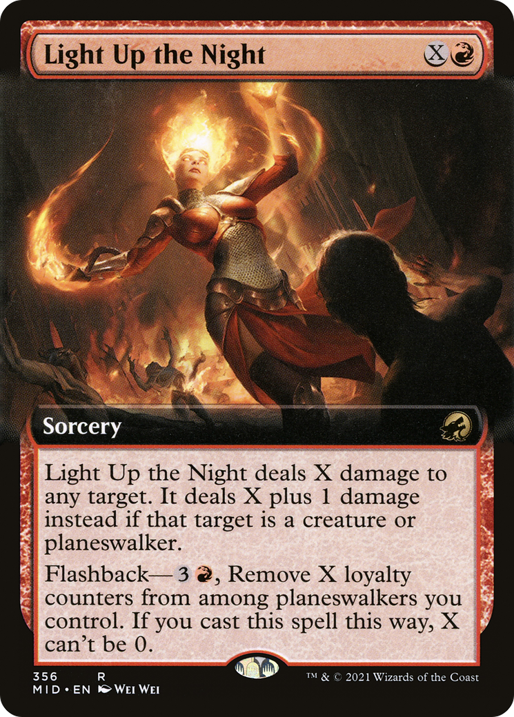 Light Up the Night (356) [Innistrad: Midnight Hunt] foil - Deck Out Gaming
