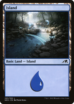 Island (285) (285) [Kamigawa: Neon Dynasty] - Deck Out Gaming