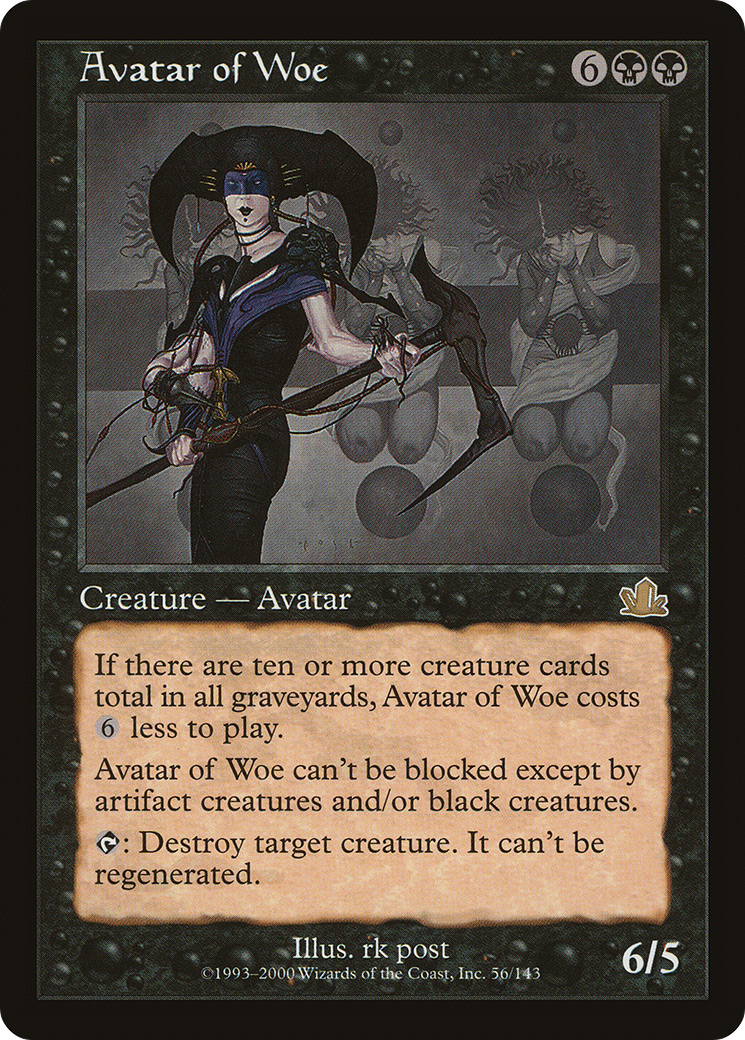 Avatar of Woe (56) [Prophecy] foil - Deck Out Gaming