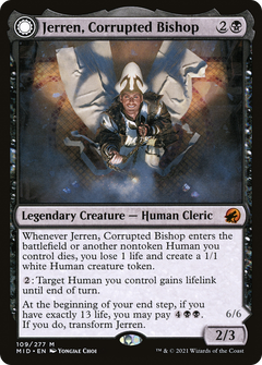Jerren, Corrupted Bishop // Ormendahl, the Corrupter (109) [Innistrad: Midnight Hunt] foil - Deck Out Gaming