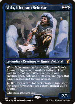 Volo, Itinerant Scholar (491) [Commander Legends: Battle for Baldur's Gate] etched - Deck Out Gaming