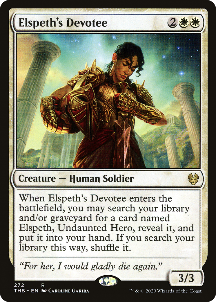 Elspeth's Devotee (272) [Theros Beyond Death] - Deck Out Gaming
