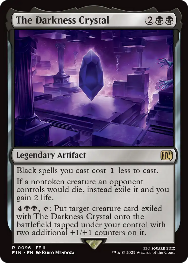 The Darkness Crystal (96) [FINAL FANTASY] foil - Deck Out Gaming