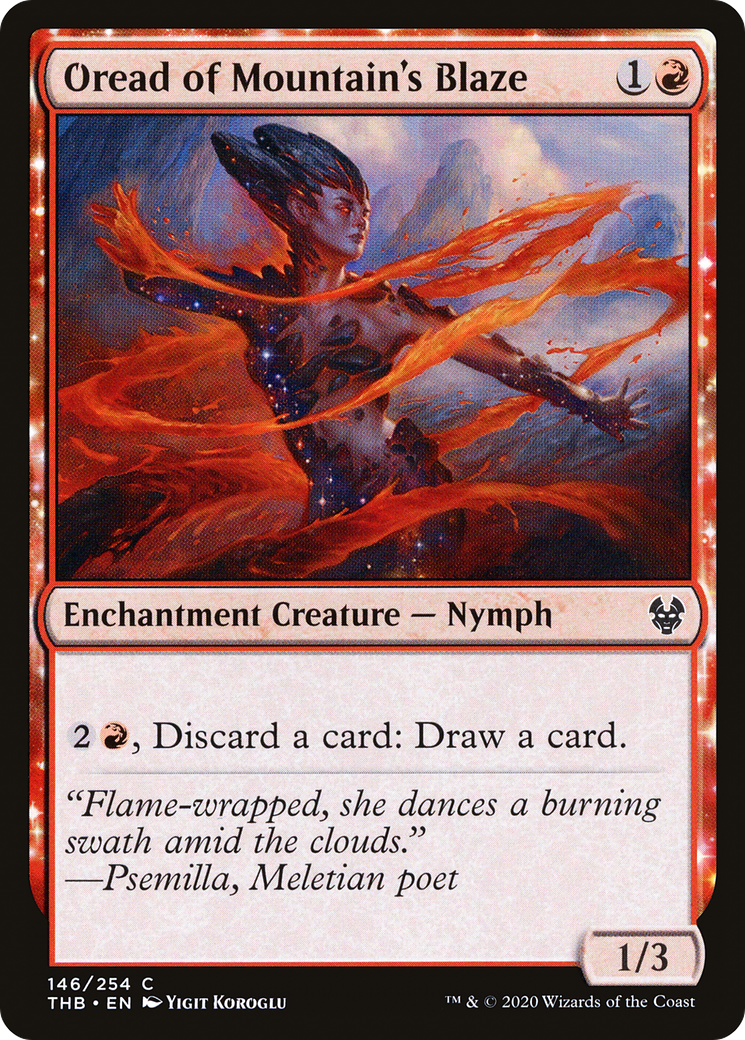 Oread of Mountain's Blaze (146) [Theros Beyond Death] - Deck Out Gaming