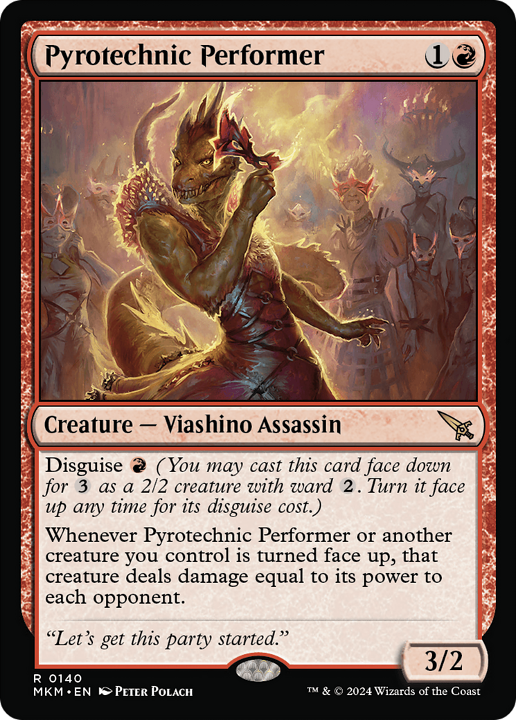 Pyrotechnic Performer (140) [Murders at Karlov Manor] foil - Deck Out Gaming