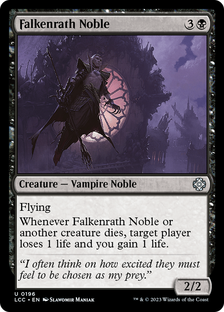 Falkenrath Noble (196) [The Lost Caverns of Ixalan Commander] - Deck Out Gaming
