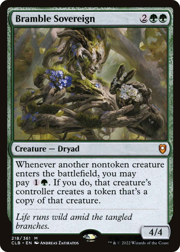 Bramble Sovereign (218) [Commander Legends: Battle for Baldur's Gate] foil - Deck Out Gaming