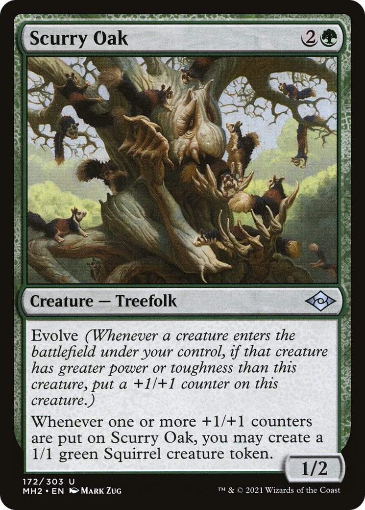 Scurry Oak (172) [Modern Horizons 2] foil - Deck Out Gaming