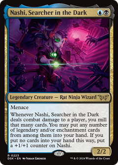 Nashi, Searcher in the Dark (223) [Duskmourn: House of Horror] - Deck Out Gaming