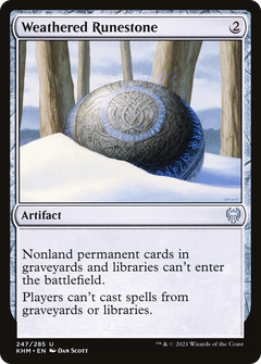 Weathered Runestone (247) [Kaldheim] foil - Deck Out Gaming