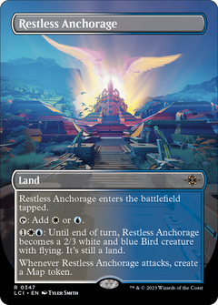 Restless Anchorage (Borderless) (347) [The Lost Caverns of Ixalan] foil - Deck Out Gaming