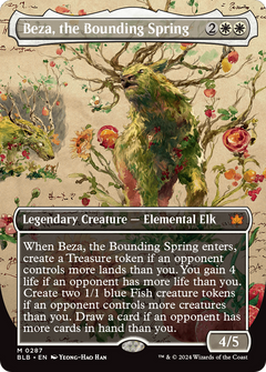 Beza, the Bounding Spring (Borderless) (287) [Bloomburrow] - Deck Out Gaming