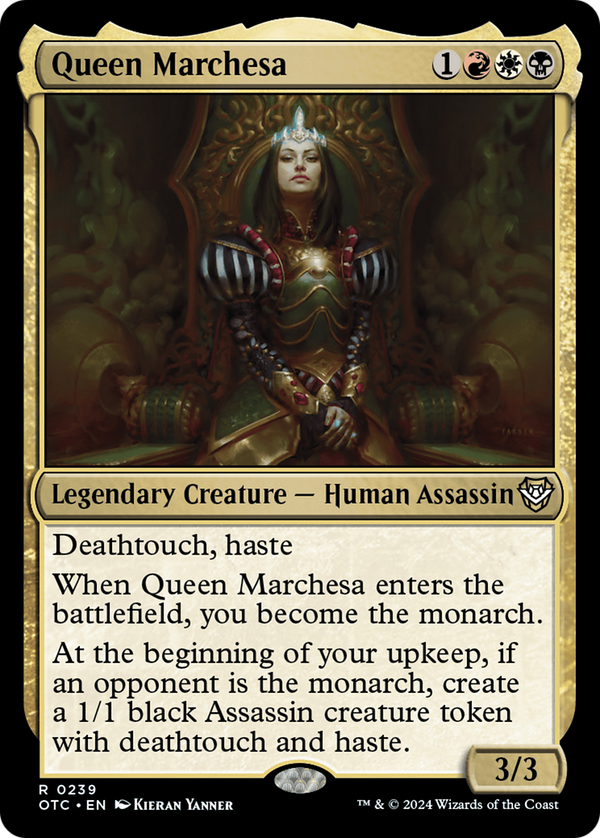Queen Marchesa (239) [Outlaws of Thunder Junction Commander] - Deck Out Gaming