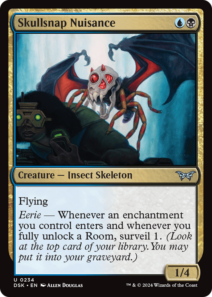 Skullsnap Nuisance (234) [Duskmourn: House of Horror] foil - Deck Out Gaming