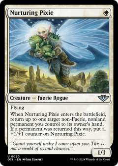 Nurturing Pixie (20) [Outlaws of Thunder Junction] foil - Deck Out Gaming