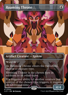 Roaming Throne (Borderless) (344) [The Lost Caverns of Ixalan] - Deck Out Gaming