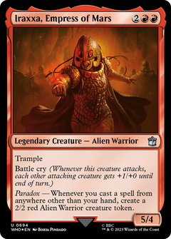 Iraxxa, Empress of Mars (Surge Foil) (694) [Doctor Who] foil - Deck Out Gaming