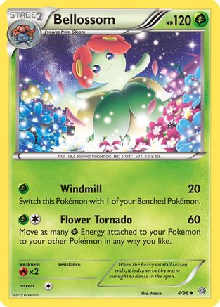 Bellossom (4) [XY - Ancient Origins] Reverse Holofoil - Deck Out Gaming