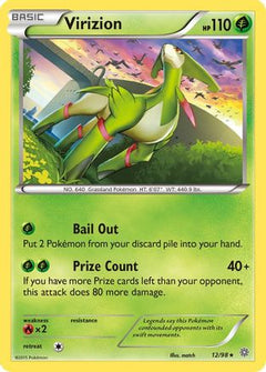 Virizion (12) [XY - Ancient Origins] Reverse Holofoil - Deck Out Gaming
