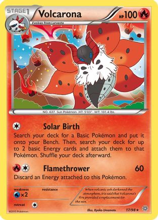 Volcarona (17) (17) [XY - Ancient Origins] Reverse Holofoil - Deck Out Gaming