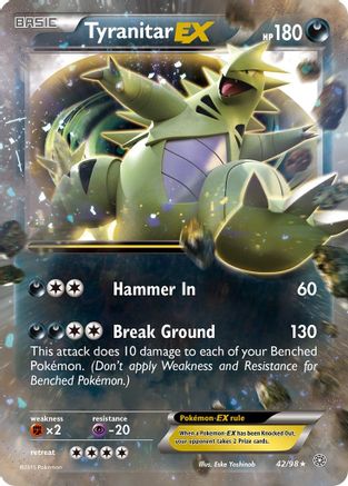 Tyranitar EX (42) [XY - Ancient Origins] Holofoil - Deck Out Gaming