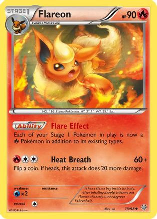 Flareon (13) [XY - Ancient Origins] Reverse Holofoil - Deck Out Gaming