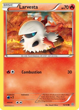 Larvesta (16) [XY - Ancient Origins] Reverse Holofoil - Deck Out Gaming