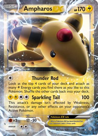 Ampharos EX (27) [XY - Ancient Origins] Holofoil - Deck Out Gaming