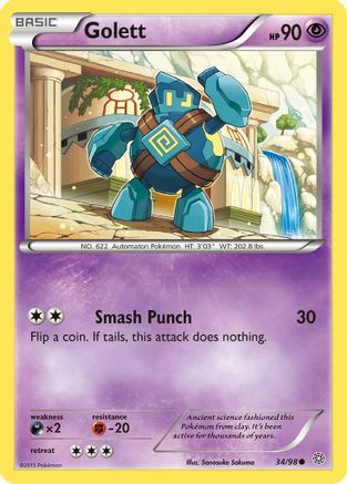 Golett (34) [XY - Ancient Origins] Reverse Holofoil - Deck Out Gaming