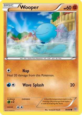 Wooper (38) [XY - Ancient Origins] Reverse Holofoil - Deck Out Gaming