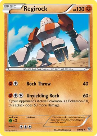 Regirock (40) [XY - Ancient Origins] Reverse Holofoil - Deck Out Gaming