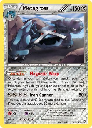 Metagross (49) (49) [XY - Ancient Origins] Reverse Holofoil - Deck Out Gaming