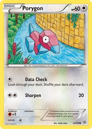 Porygon (64) [XY - Ancient Origins] Reverse Holofoil - Deck Out Gaming